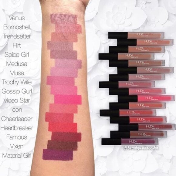BD 2 for 24$ - NEW Huda (1.9ml) Liquid Lipstick in Bombshell - Picture 3 of 3
